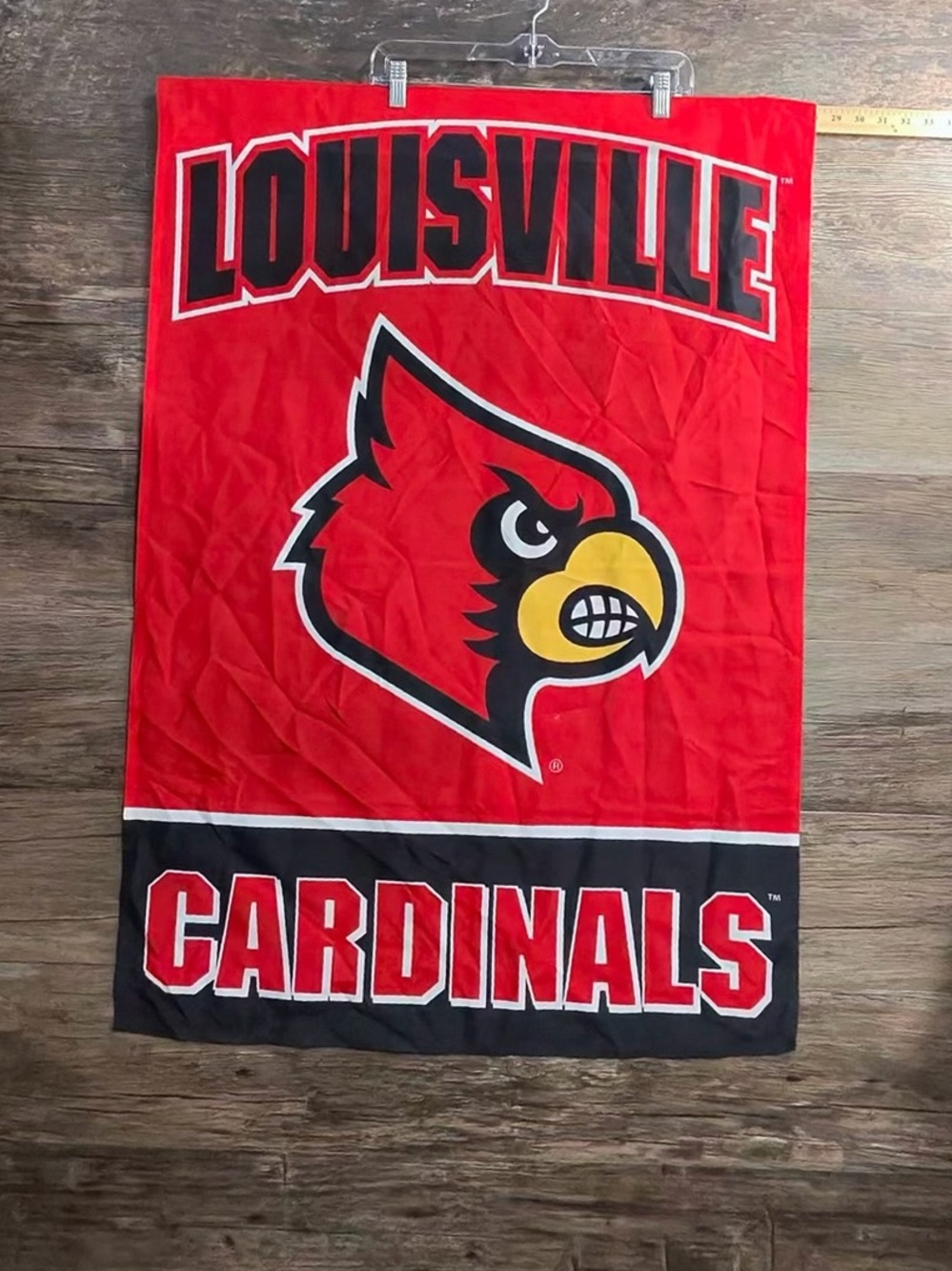 Louisville Cardinals Red Team Tapestry Wall Hanging